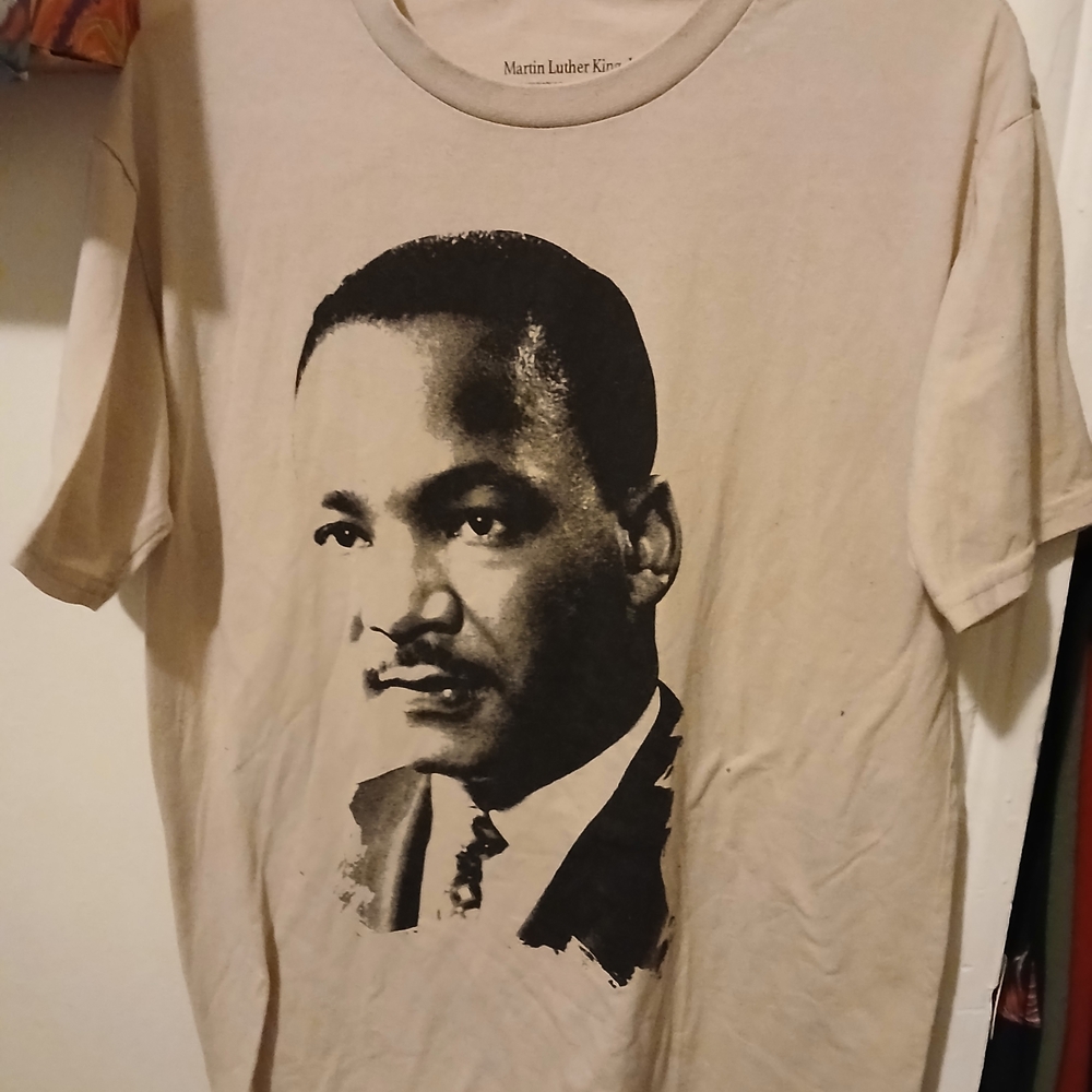 MLK Beige Graphic T-Shirt